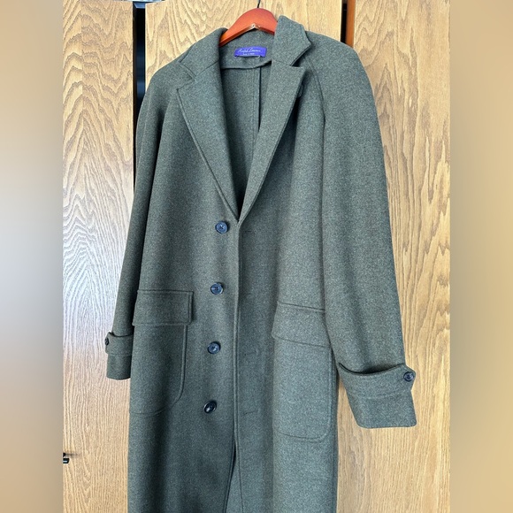 Ralph Lauren Purple Label Olive Green Women's Coat - Picture 3 of 8